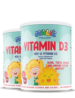 Malie Vitamin D3 1+1 | Az egészséges immunrendszerért | Gyerekeknek és fiataloknak