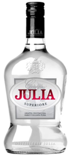 Julia Superiore Grappa Cristallina 38% 0,7L