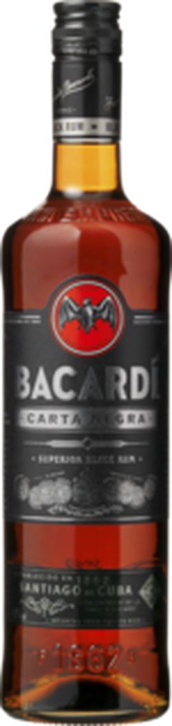 Bacardí Carta Negra 37,5% 0,7L