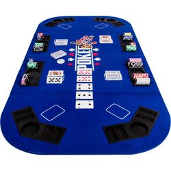 Kihajtható póker asztallap – kék