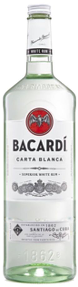 Bacardí Carta Blanca 37,5% 3,0L