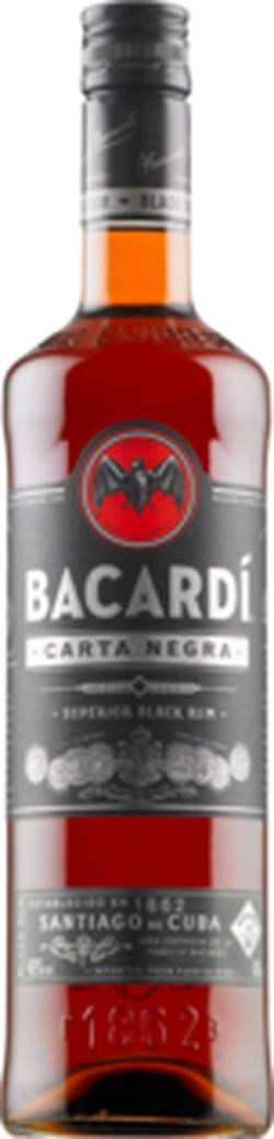 Bacardí Carta Negra 40% 0,7L