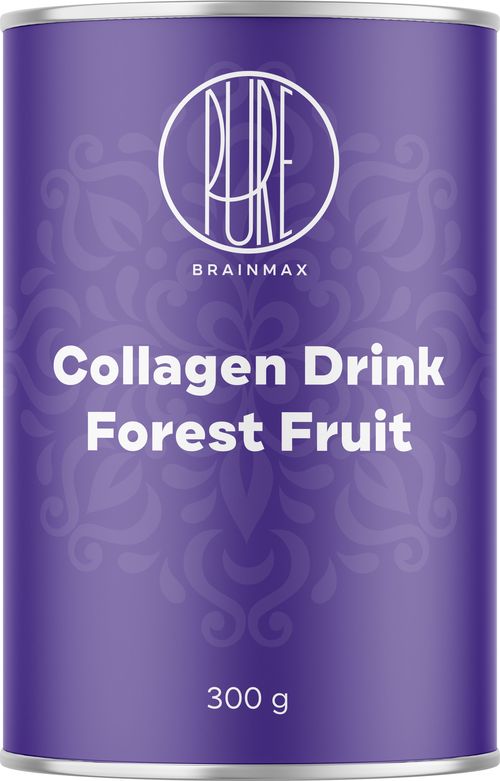 BrainMax Collagen Drink, kollagén ital, erdei gyümölcs 300 g