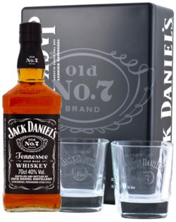 Jack Daniel's Old N°. 7 + 2 pohárral 40% 0,7L