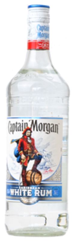 Captain Morgan White Rum 37,5% 1,0L