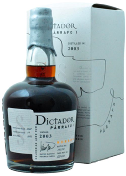 Dictador Parrafo 1 Borbón 2003 50% 0,7L