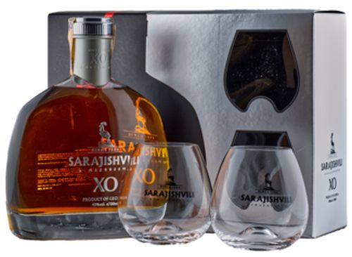 Sarajishvili XO + 2 pohárral 40% 0,7L