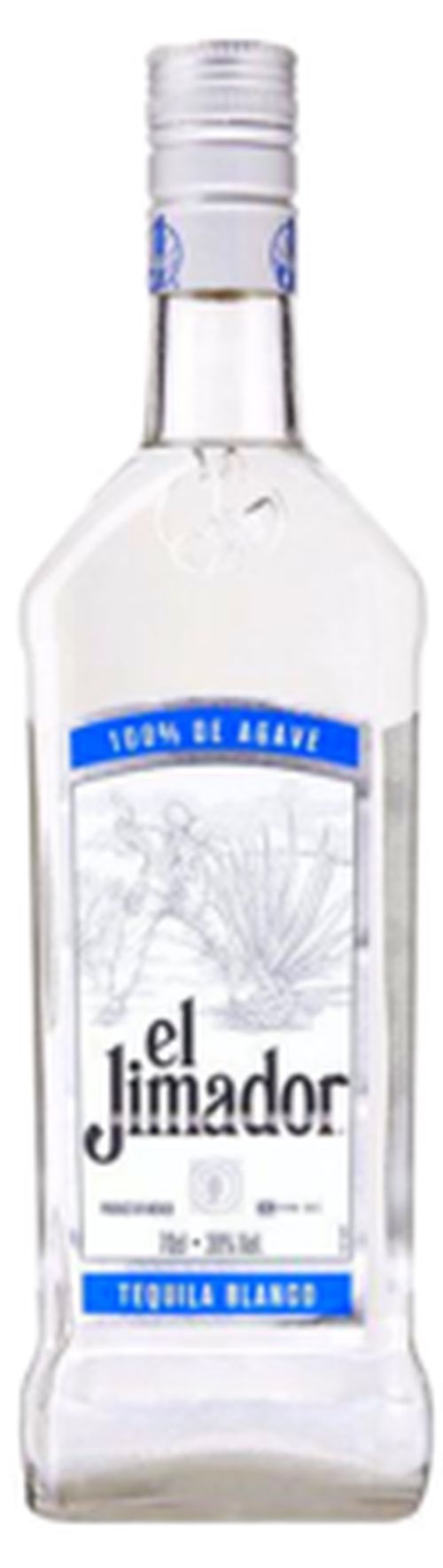 El Jimador Tequila Blanco 100% de Agave 38% 0,7L