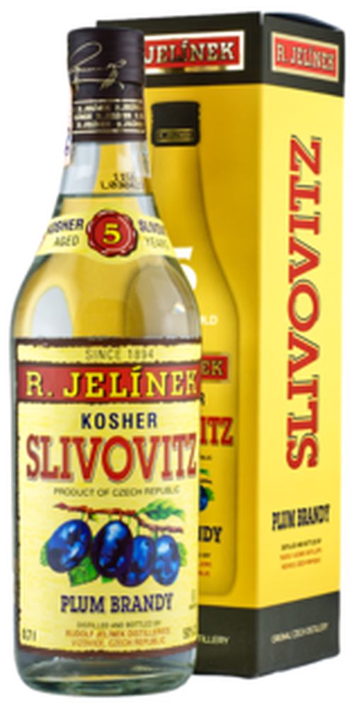 R. Jelínek Slivovitz 5YO Kosher Bílá 50% 0,7L